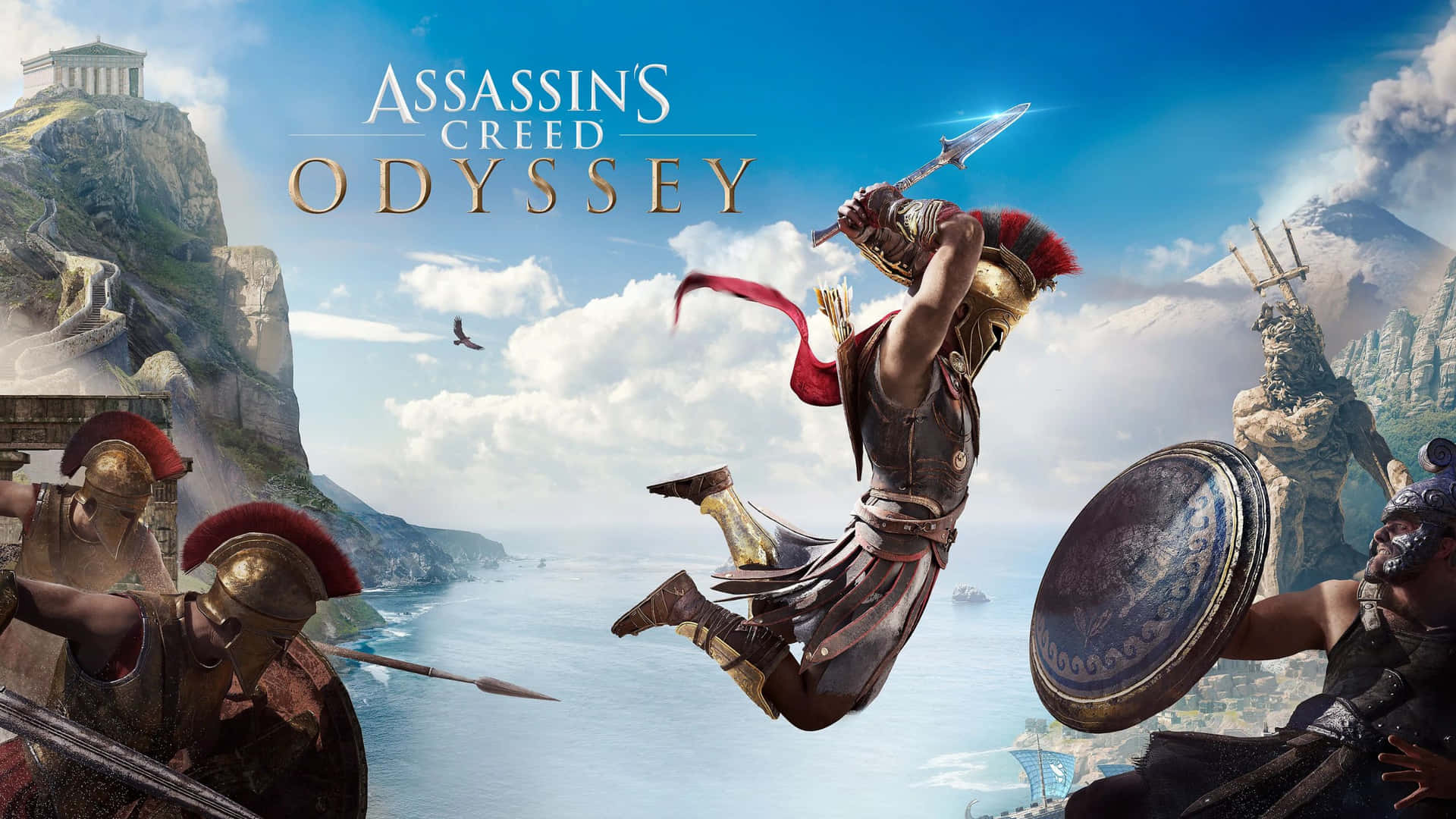 Artedella Chiave Digitale Sfondo Assassin's Creed Odyssey In Formato 1440p