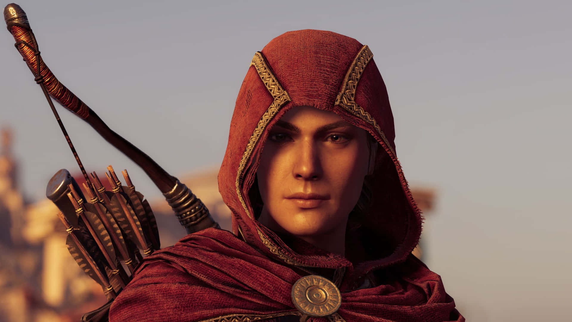 Kassandra West Wind 1440p Assassin's Creed Odyssey Background