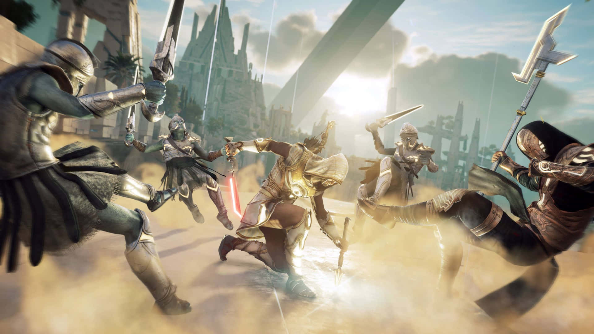 Poseidon Royal Guard 1440p Assassin's Creed Odyssey Background