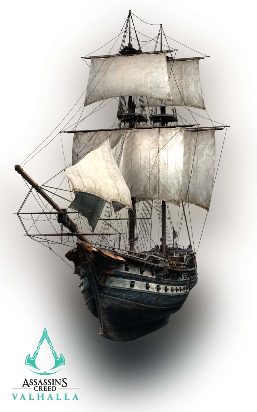 Riesigesschiff 1440p Assassin's Creed Valhalla Hintergrund