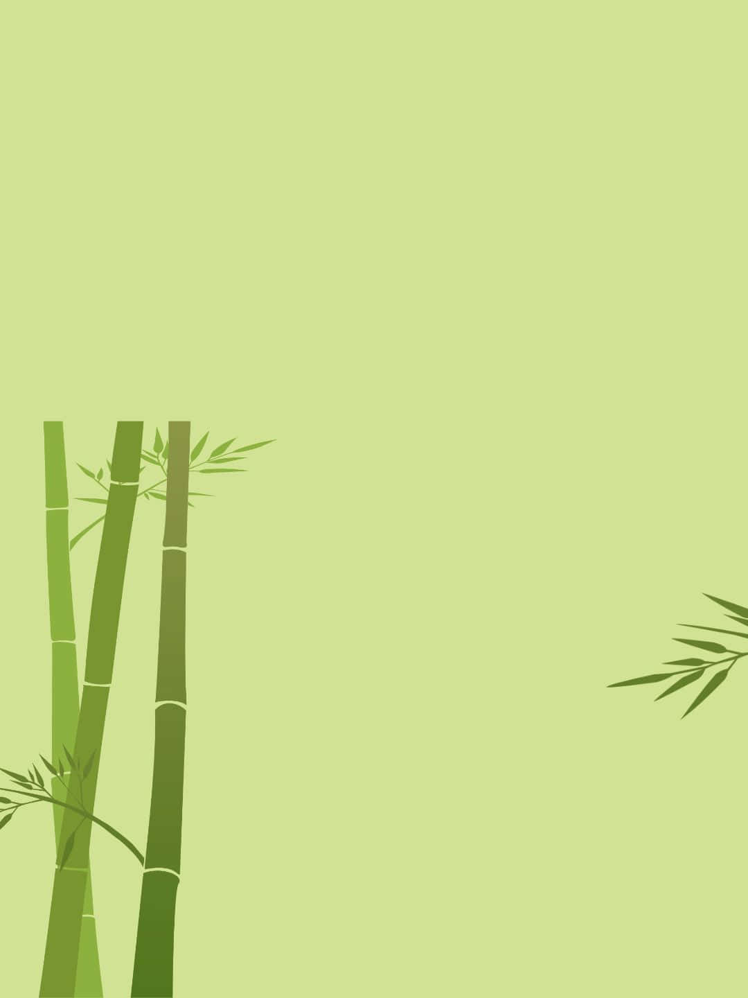 Fondode Pantalla De Bambú En 1440p, Con Un Dibujo Recortado De Árboles De Bambú.