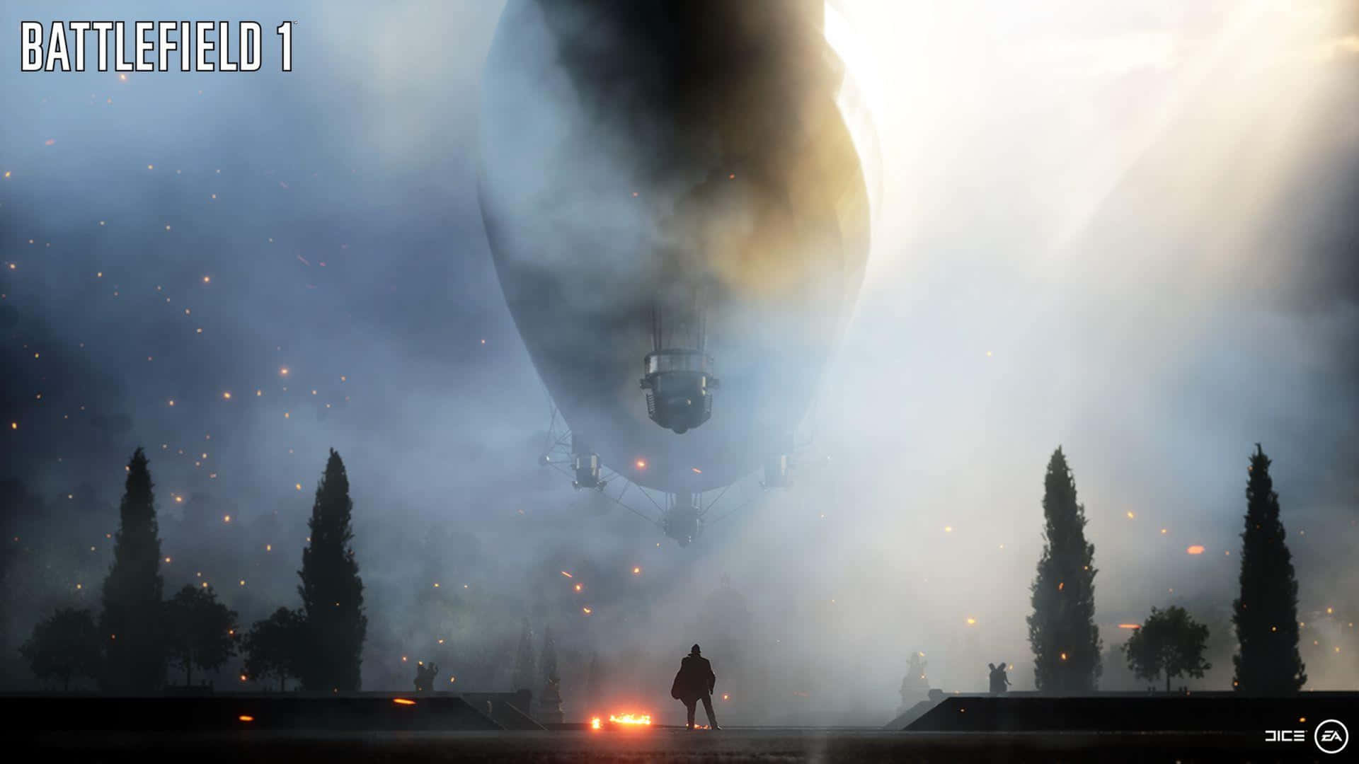 1440p Battlefield 1 Zeppelin Background