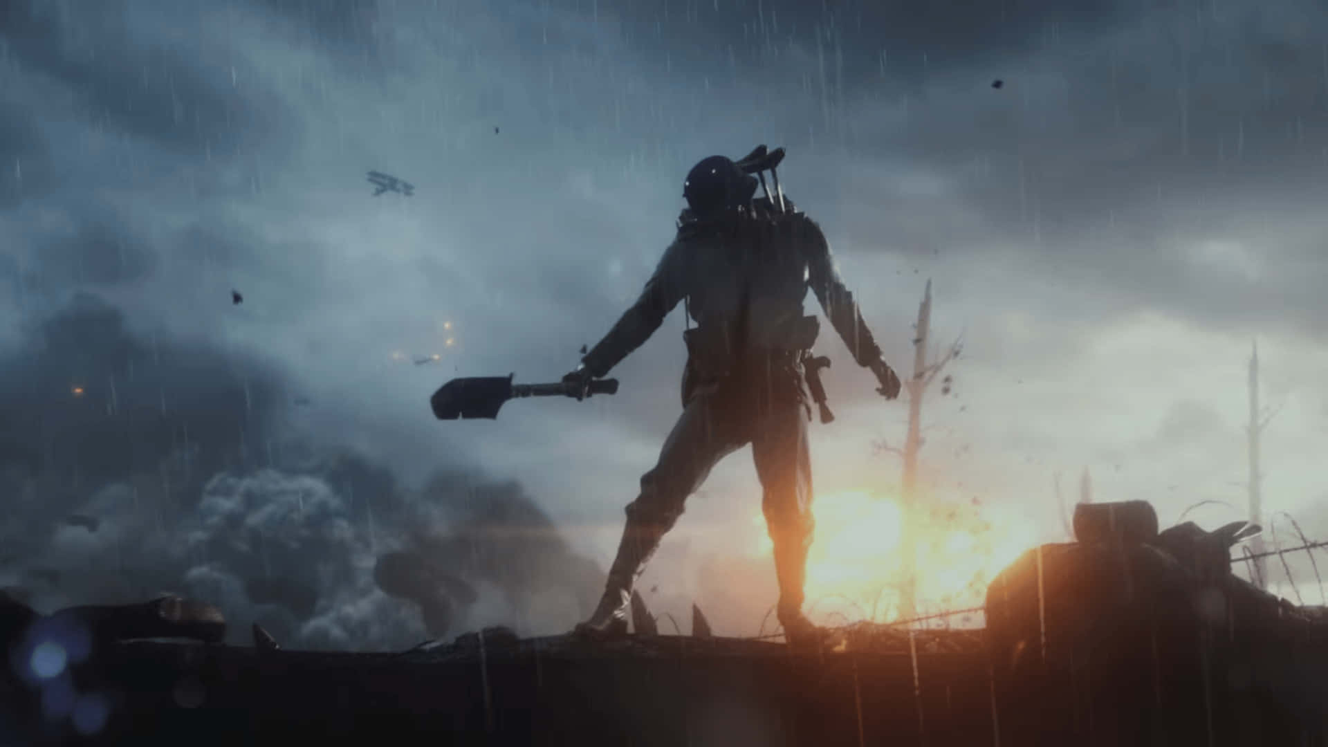 Sfondo1440p Del Trailer Di Battlefield 1 Con La Rivelazione Della Pala.