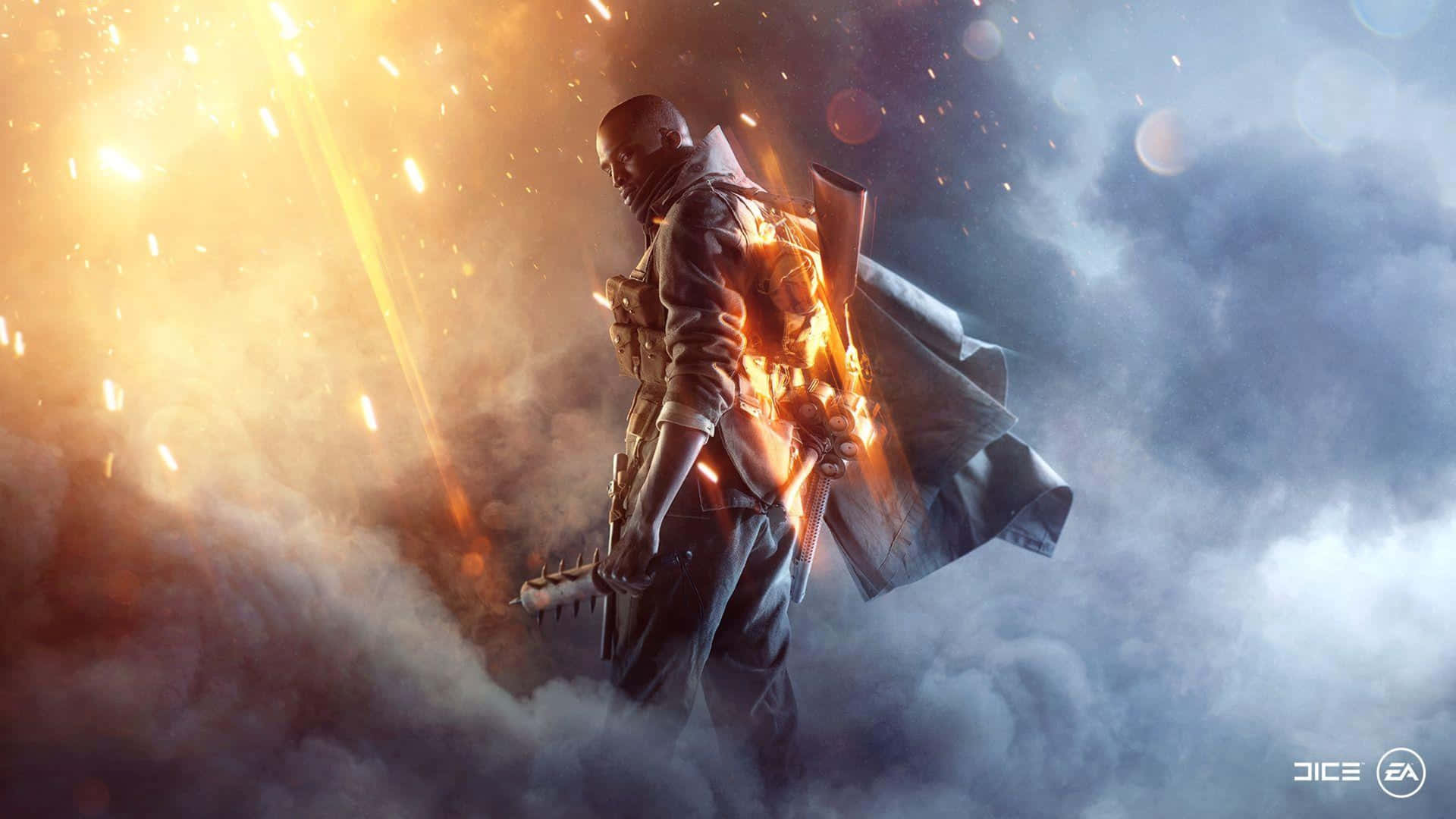 1440p Battlefield 1 Burning Rifle Background