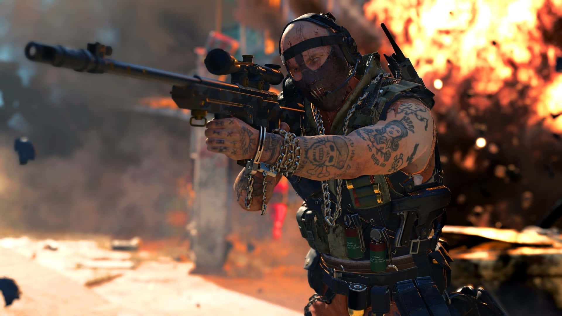 Fånge1440p Call Of Duty Black Ops Cold War Bakgrund