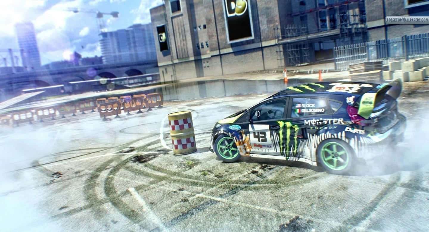Dirt Monster Truck Rally - Screenshot