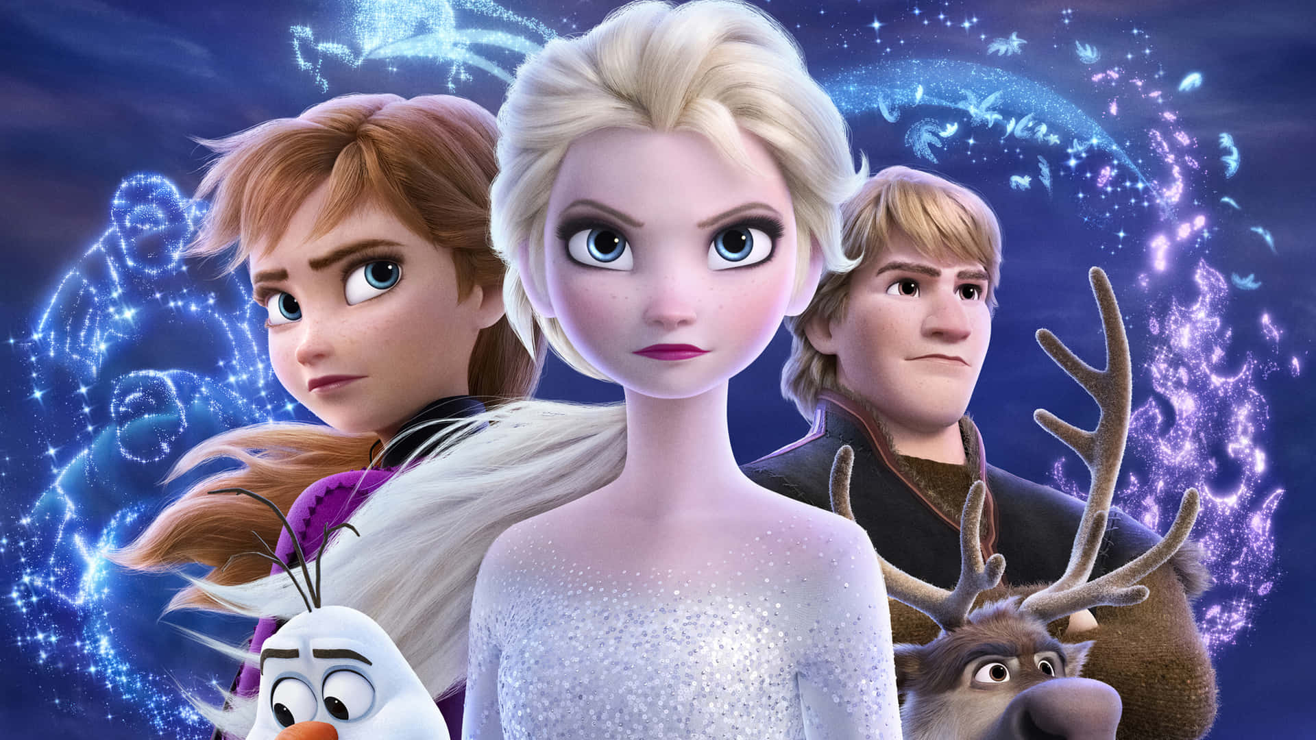 Frozen Characters 1440p Disney Background
