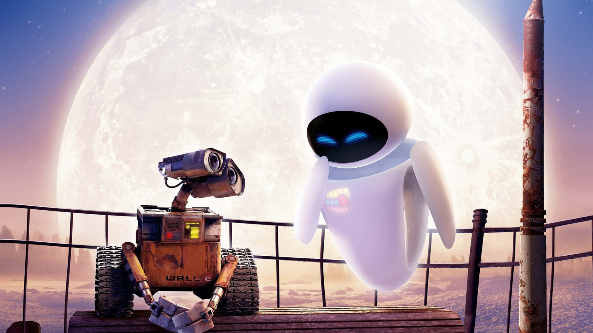 Eve And Wall E 1440p Disney Background
