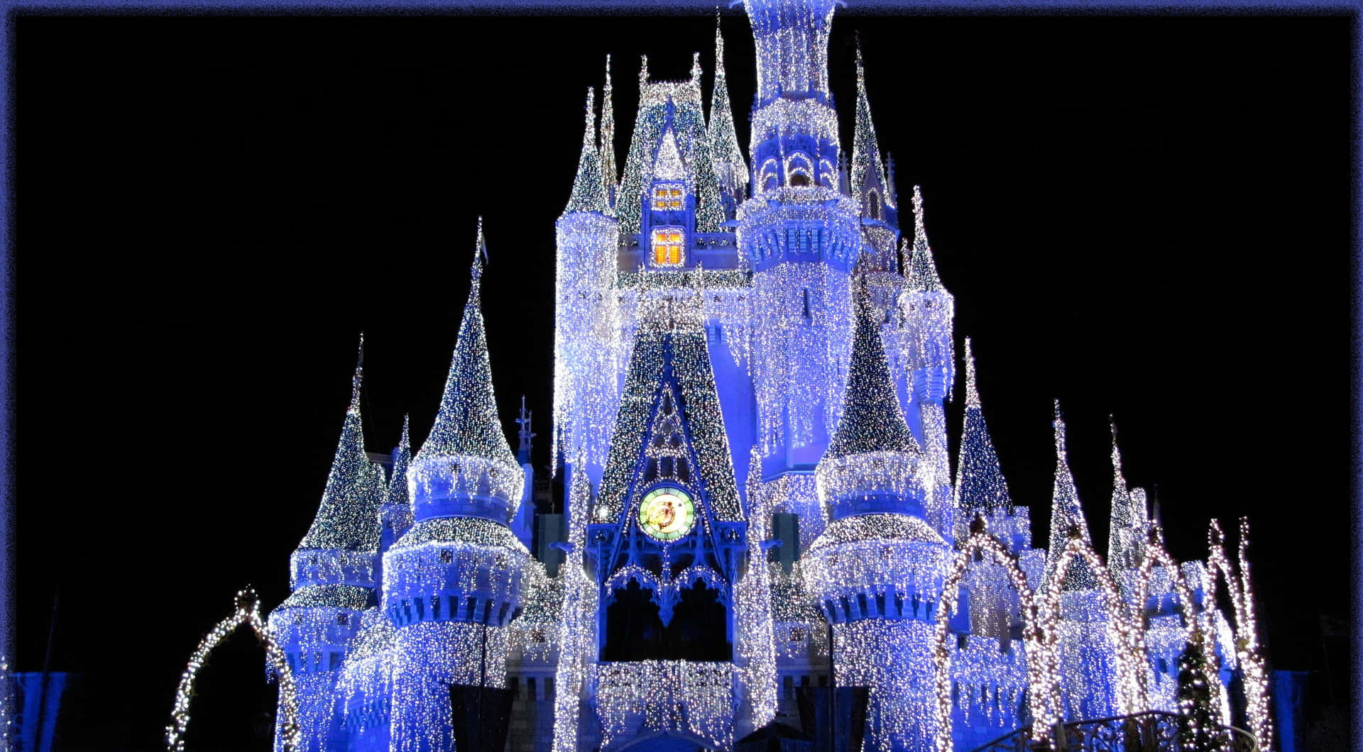Disneylandschloss 1440p Disney Hintergrund