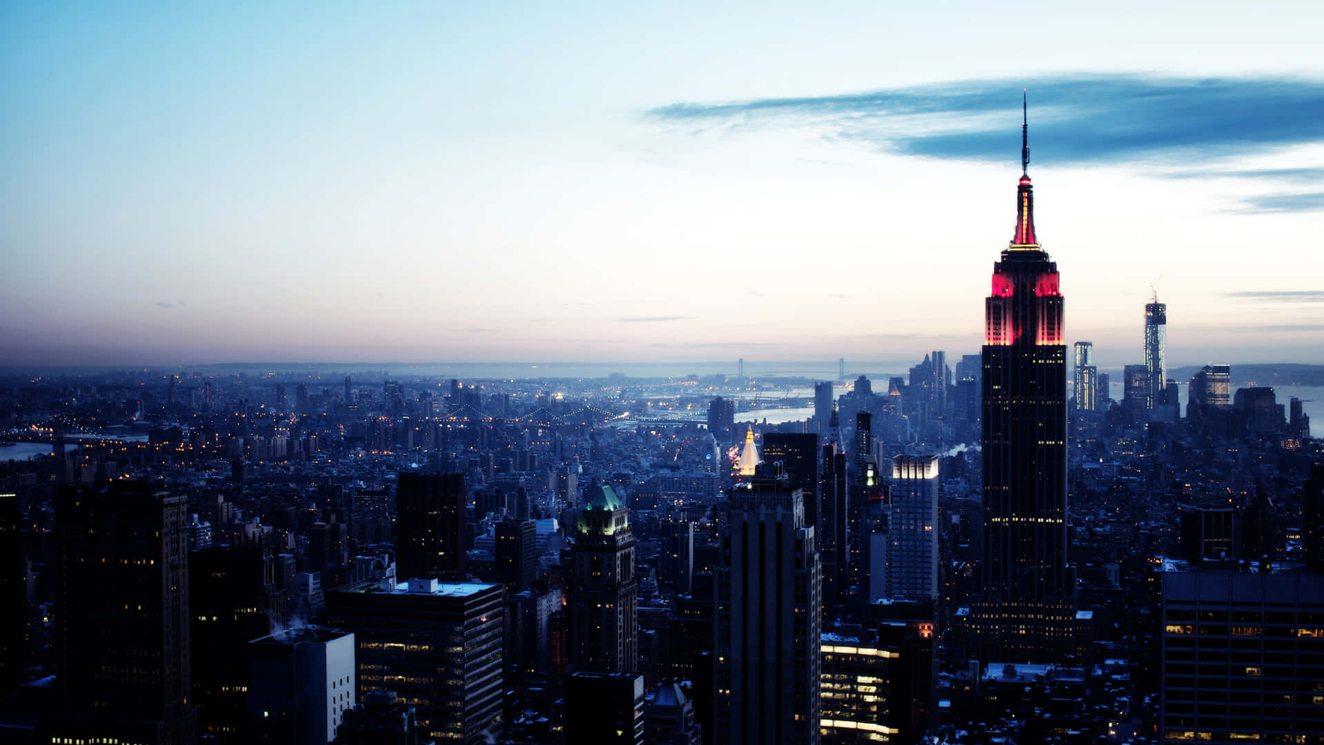1440p Empire State Building Background 2560 X 1440 Background