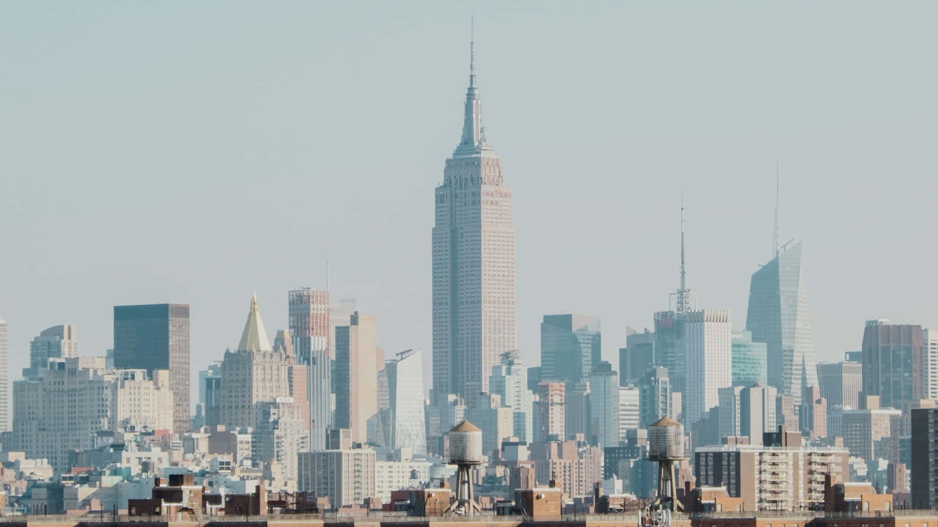 1440p Empire State Building Background 2560 X 1440 Background