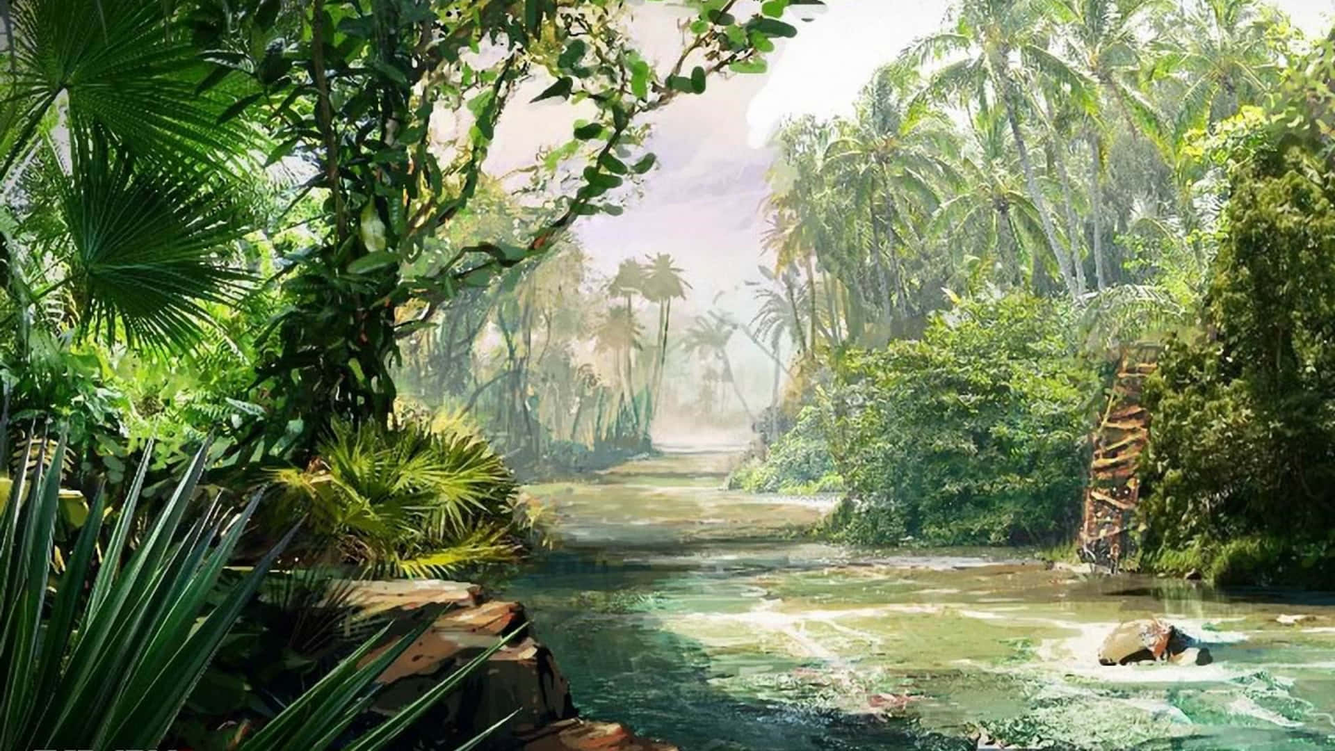 1440p Far Cry 3 Trees And Plants Background