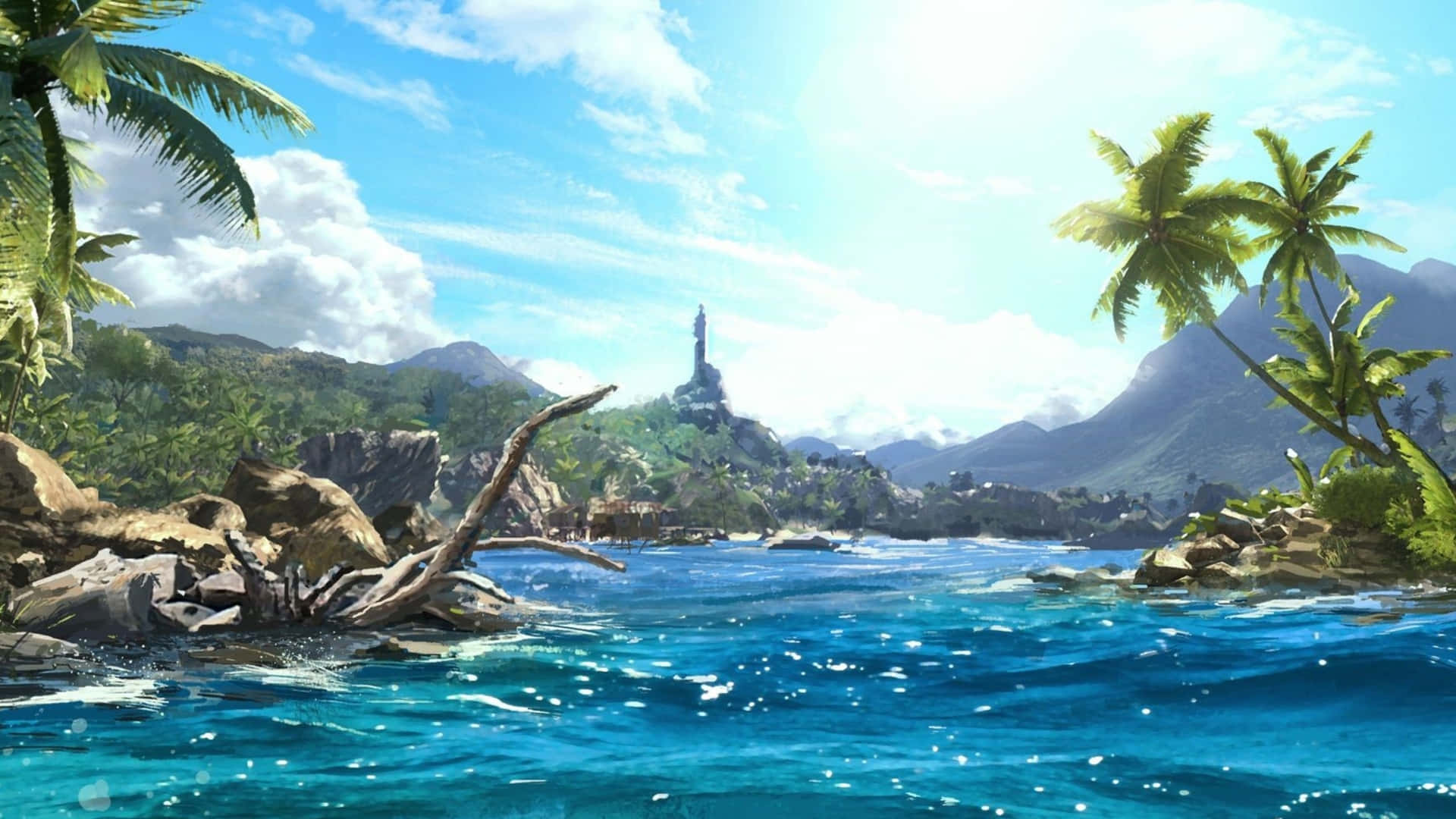 1440p Blue Waters Far Cry 3 Background