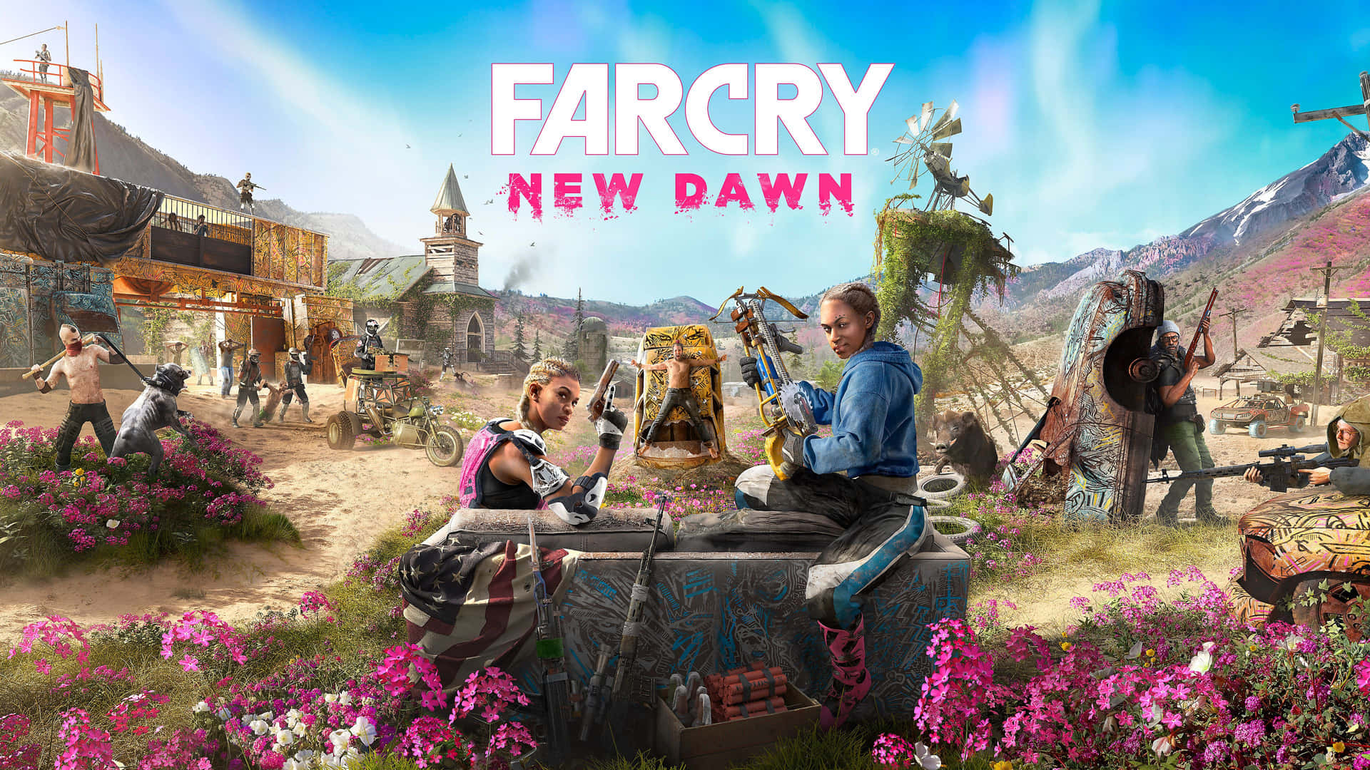 1440p Far Cry New Dawn Background Game Poster Background