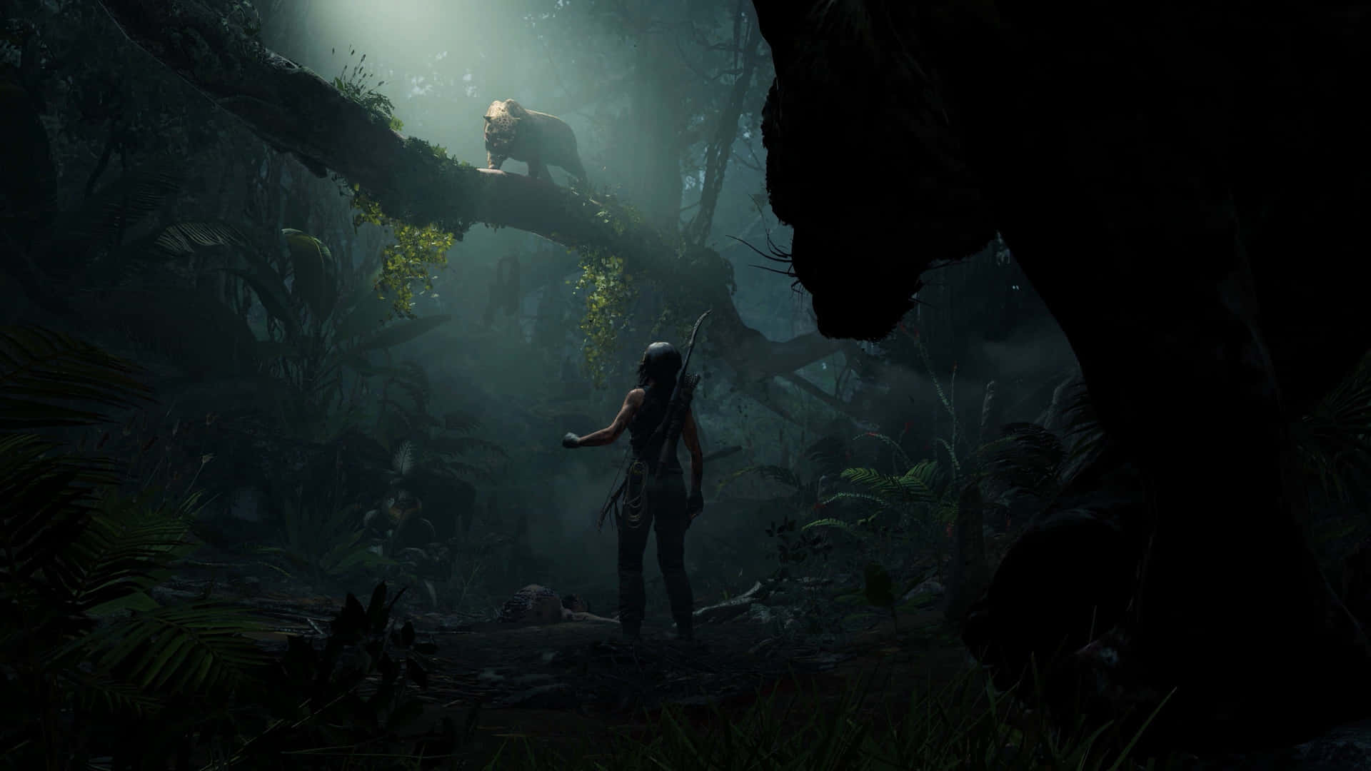 Omfamnaditt Öde I Shadow Of The Tomb Raider
