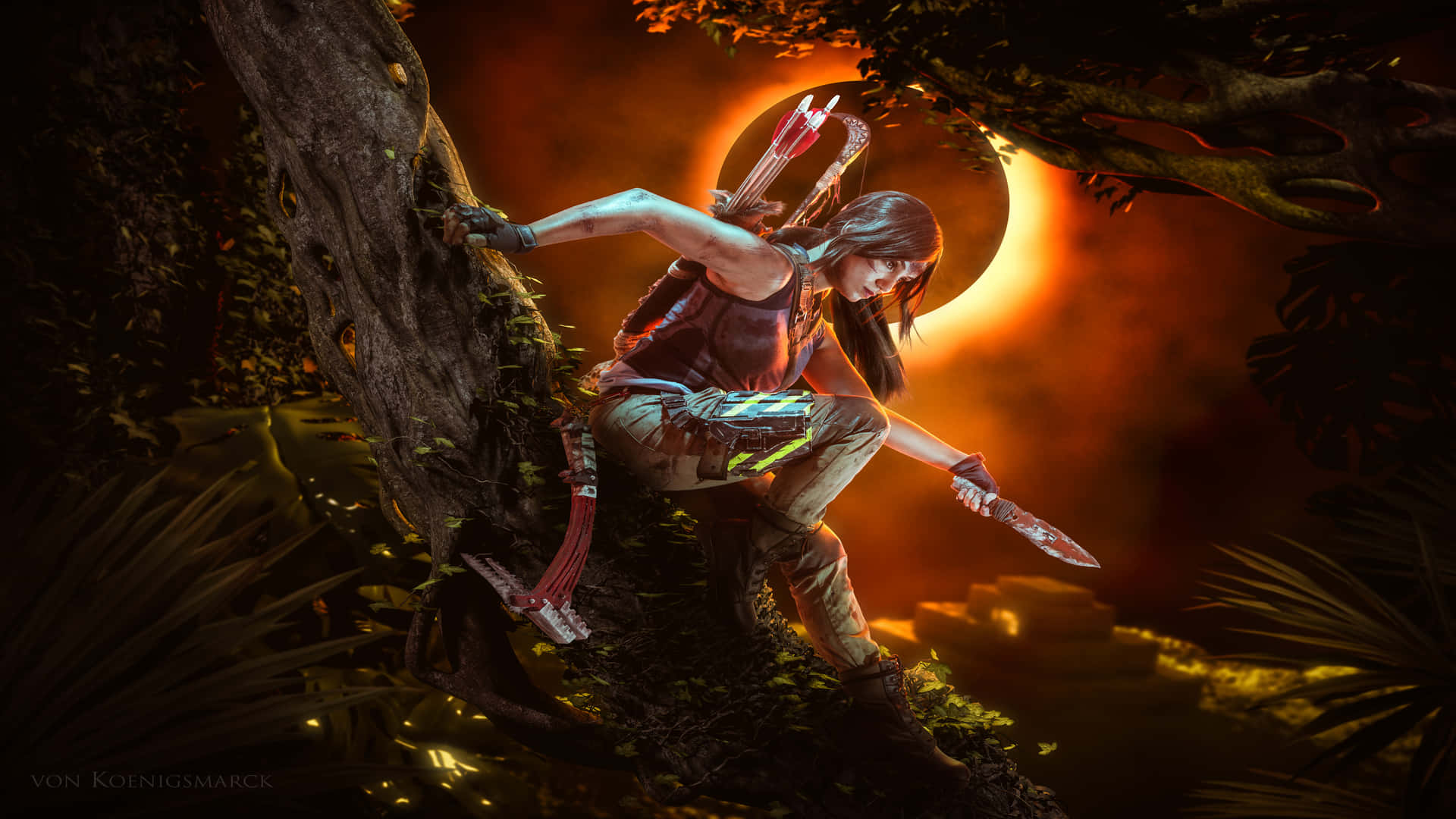 Utforskahemligheterna I De Mystiska Gravarna Med Shadow Of The Tomb Raider.