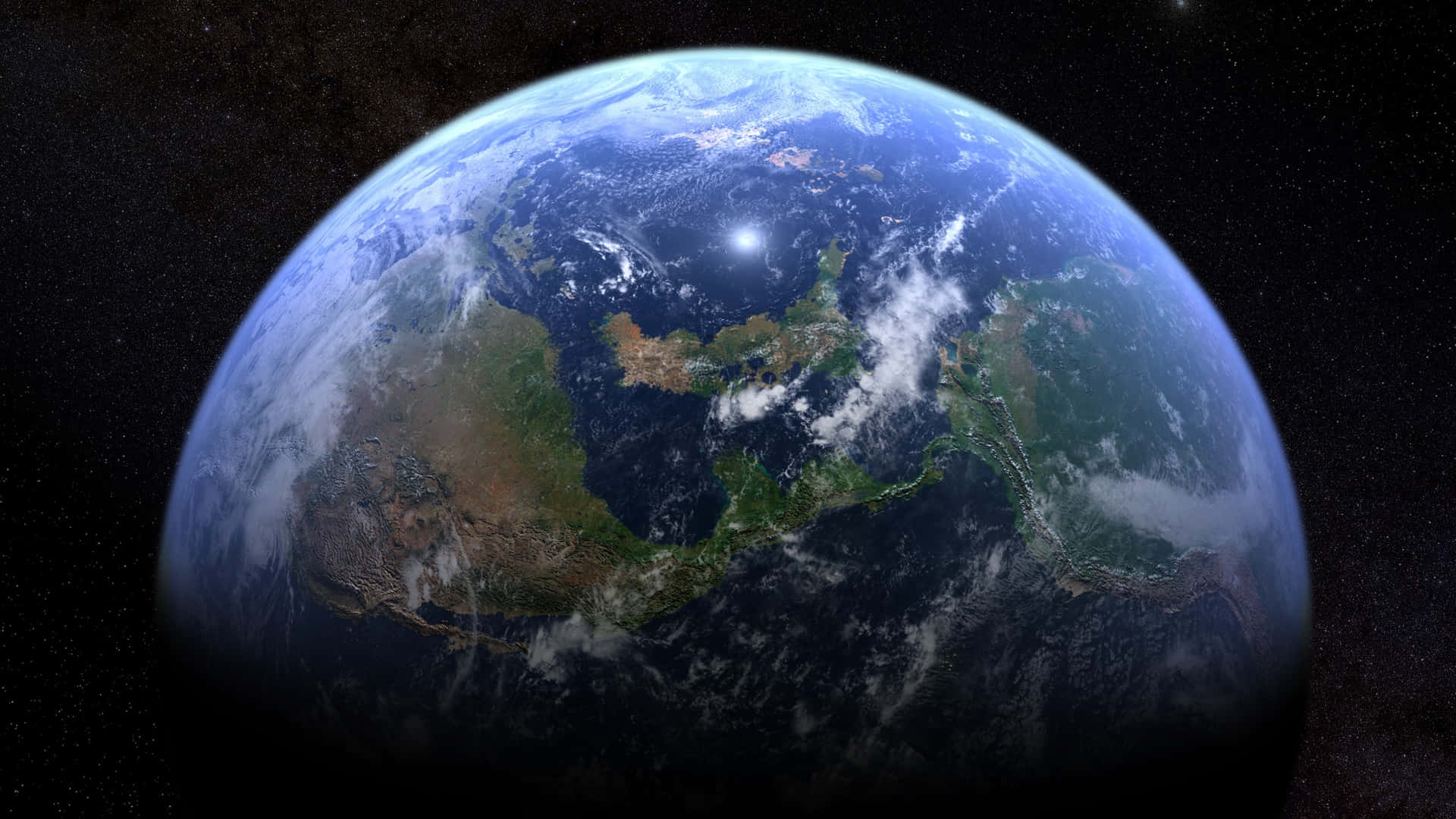 Fondode Pantalla Galáctico De La Tierra Espacial En 1440p. Fondo de pantalla