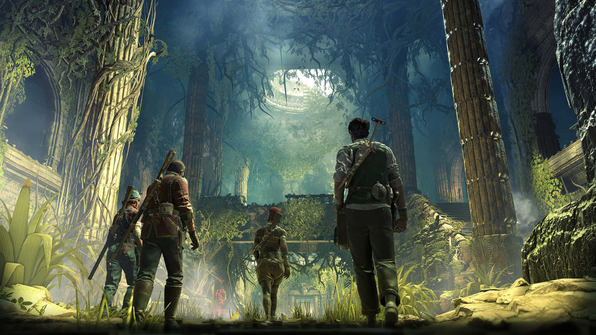 Skärmdumpenfrån Shadow Of The Colossus Som Bakgrundsbild.
