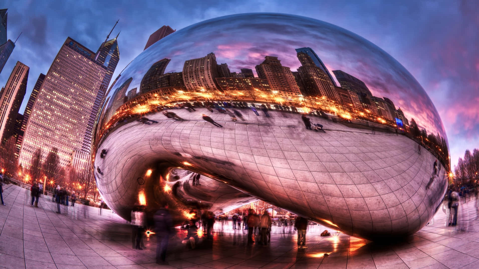 1440p Travel The Bean Chicago Background