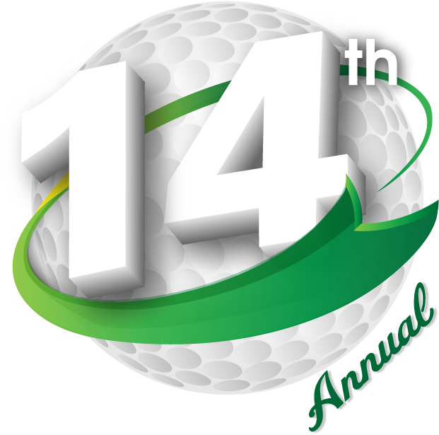 14th Annual Golf Event Logo PNG