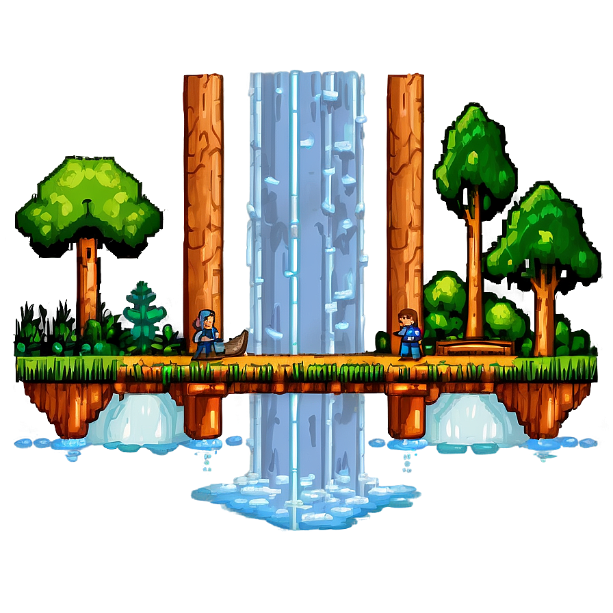 16 Bit Adventure Game Art Png Mav PNG