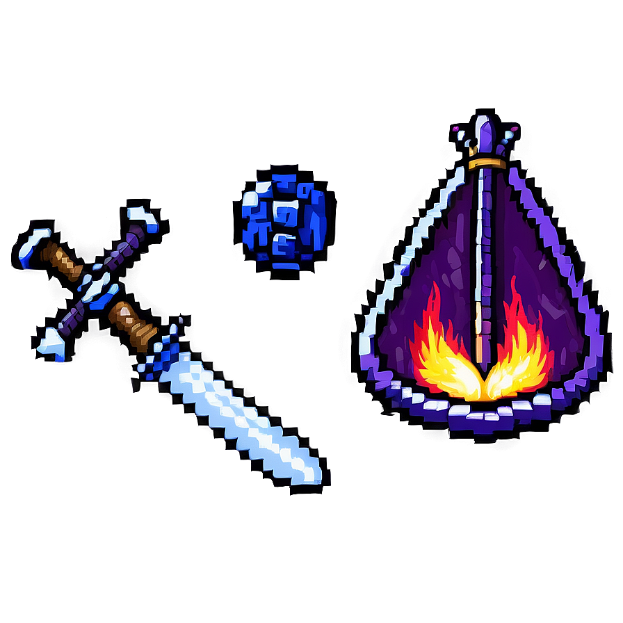 16 Bit Pixel Adventure Items Png Dsi16 PNG