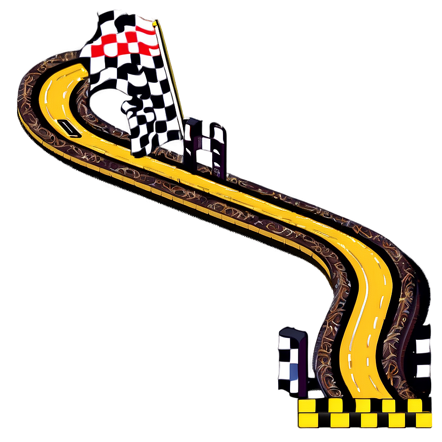 16 Bit Racing Tracks Png 06252024 PNG