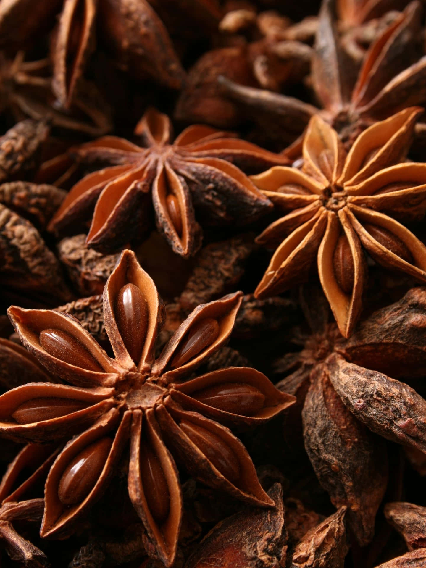 Star Anise Is A Spice That Is Used In Cooking Wallpaper