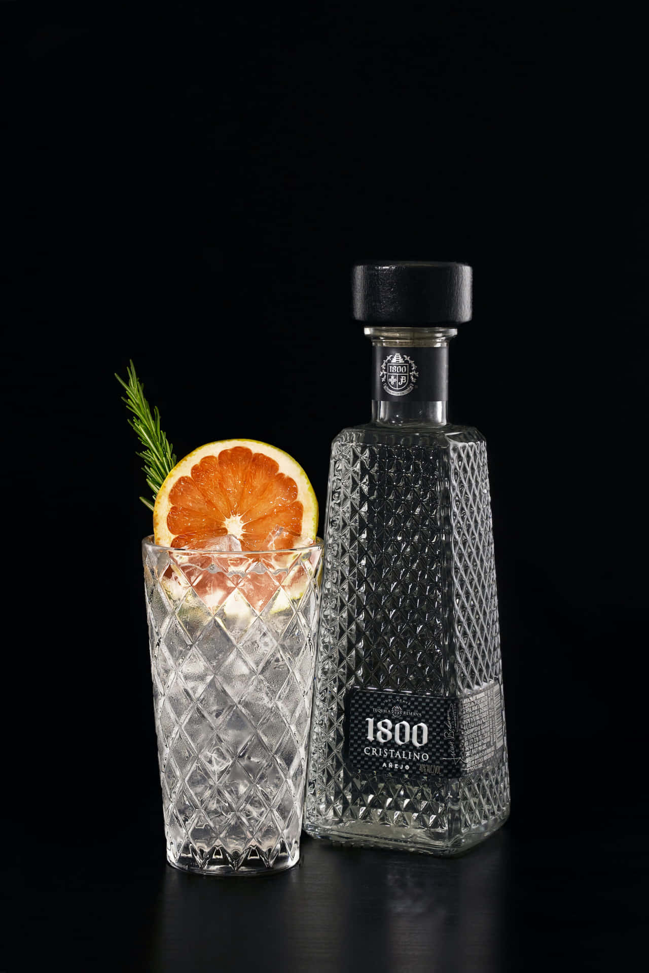 1800 Tequila Cristalino Anejo With Paloma Wallpaper