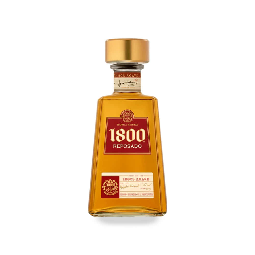 1800 Tequila Gold Agave Reposado Bottle Wallpaper