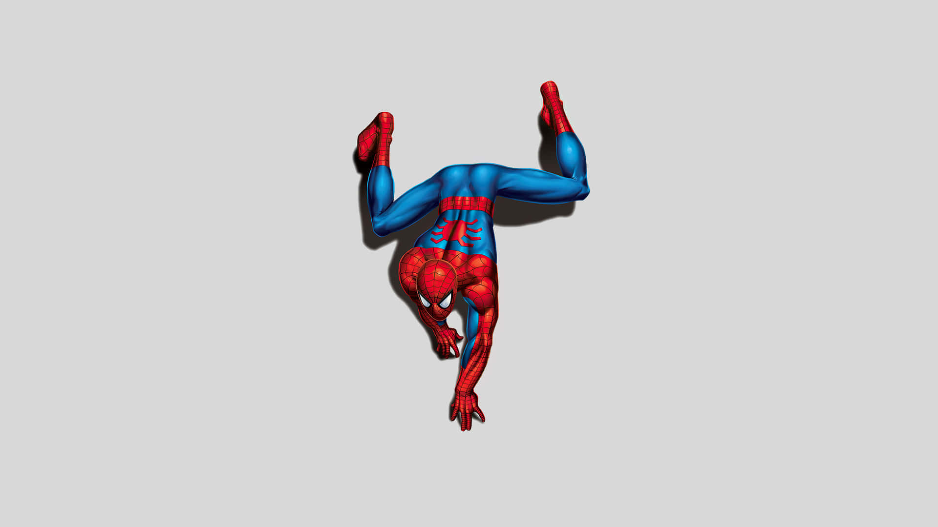 1920 X 1080 Minimalist Crawling Spider-man Wallpaper