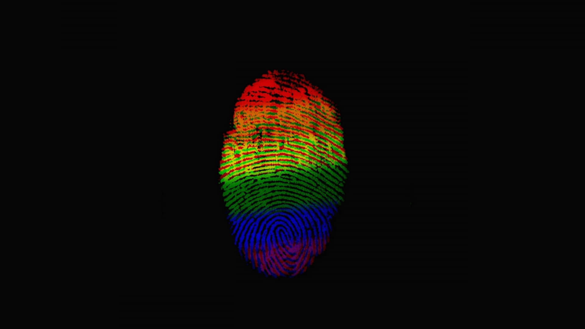 1920x1080 Amoled Rainbow Fingerprint Wallpaper