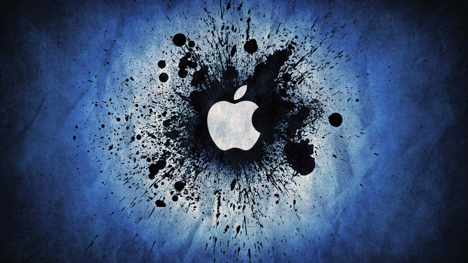 1920x1080 Apple Background Paint Splatter Effect Background