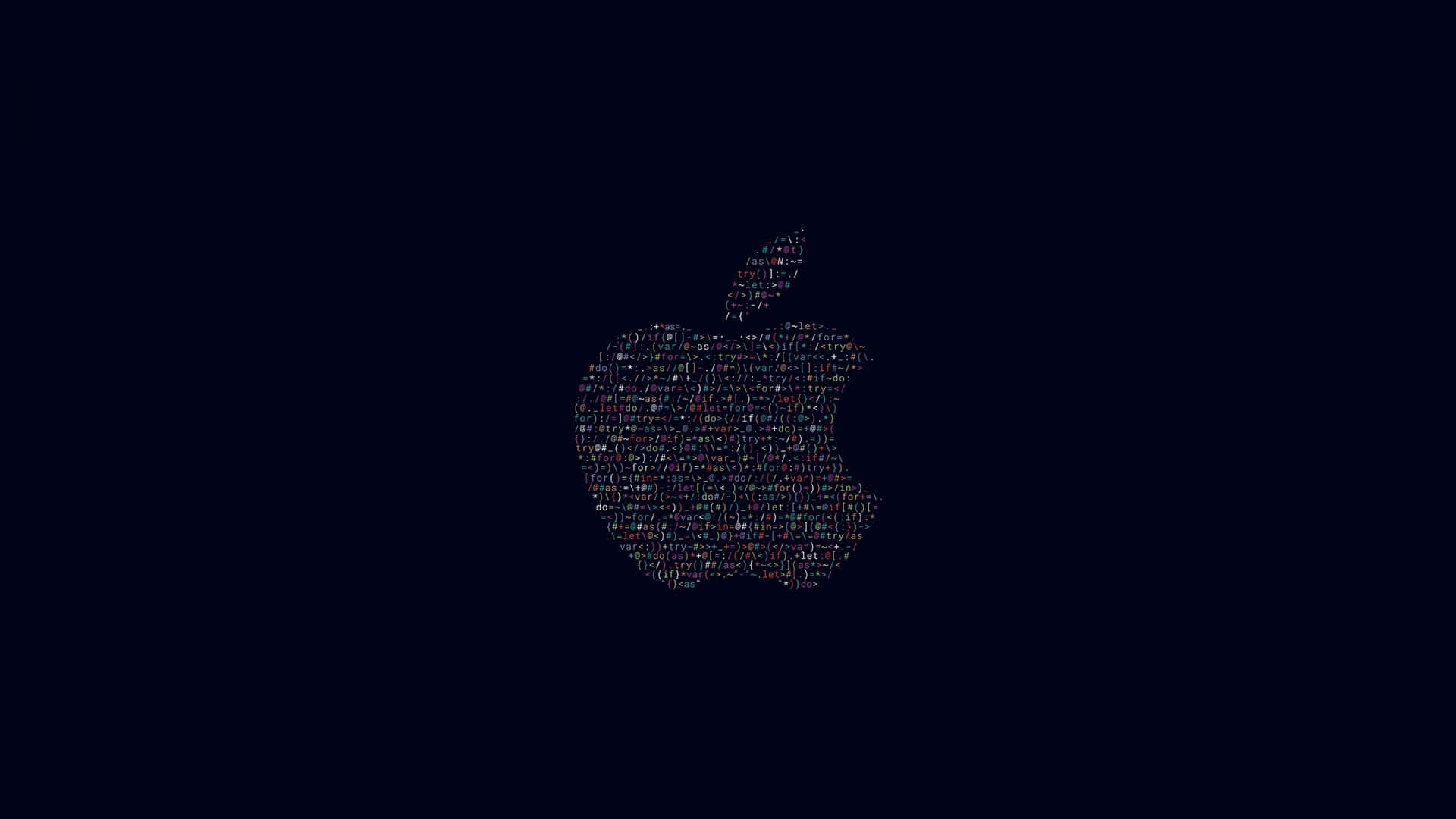 1920x1080 Apple Background Art Text Effect Background