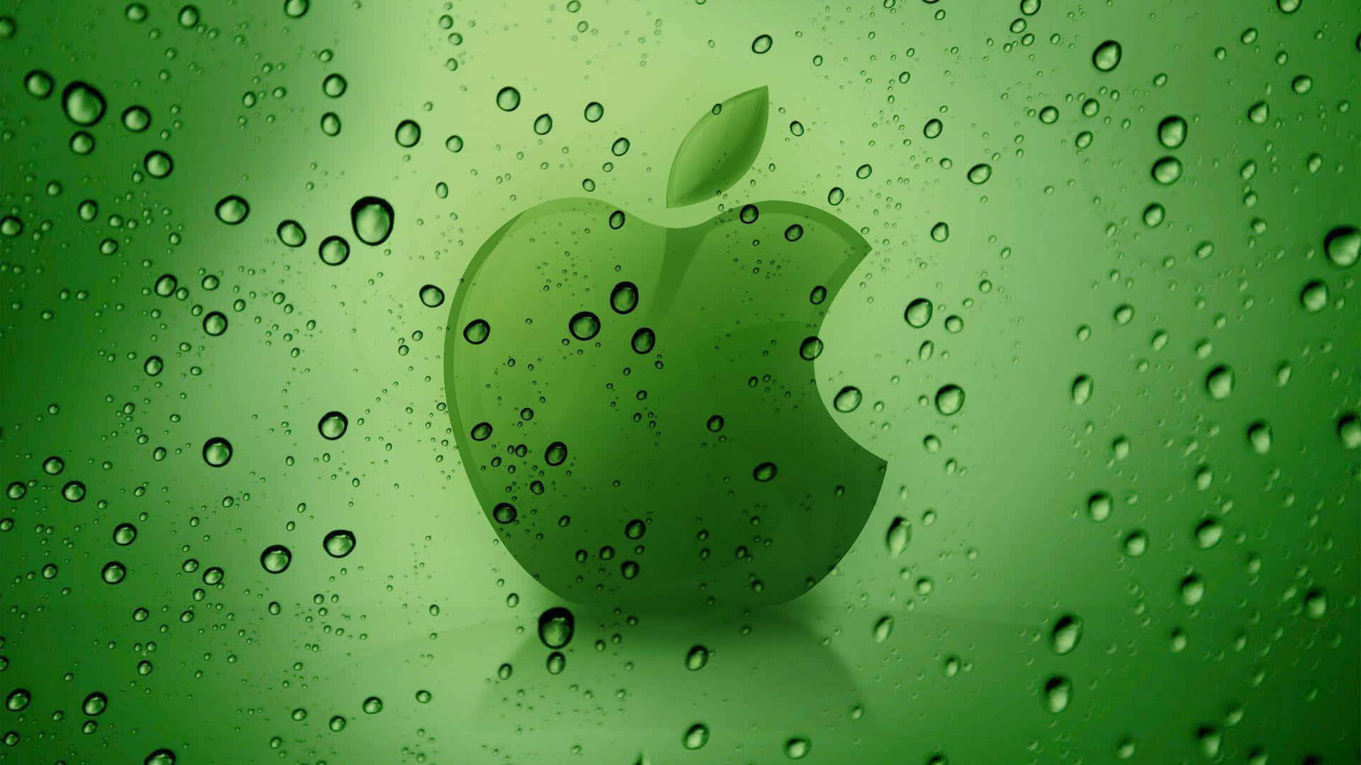 1920x1080 Apple Background Water Drops Background