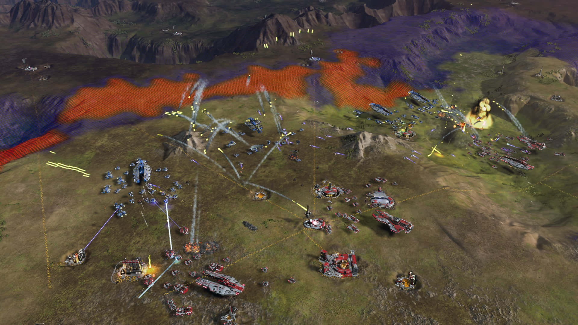 A Screenshot Of A Game With A Large Battle