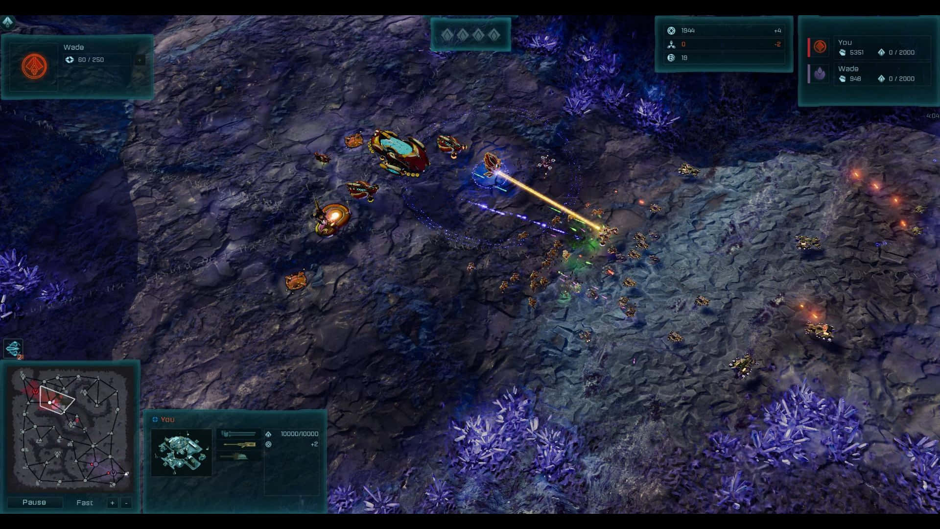 Thrilling Visual Display of Ashes Of The Singularity: Escalation Game