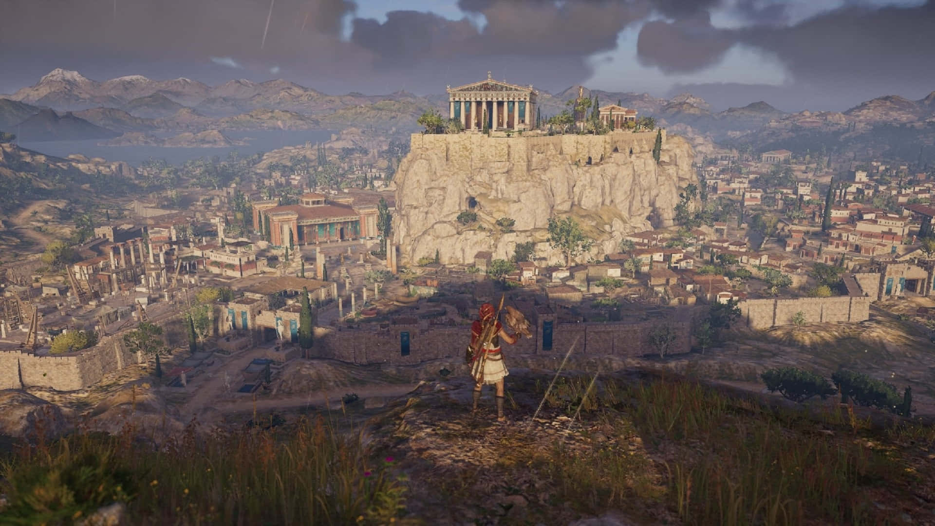 1920x1080 Assassin's Creed Odyssey Background Spartan