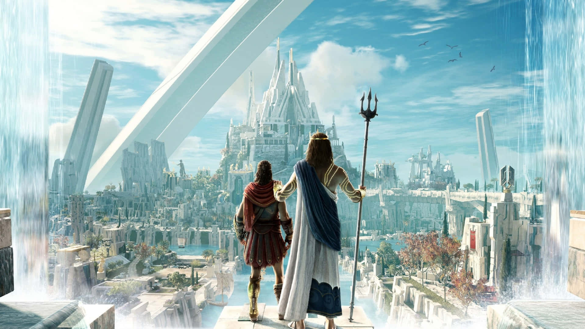 1920x1080bakgrundsbild Till Assassin's Creed Odyssey Atlantis.