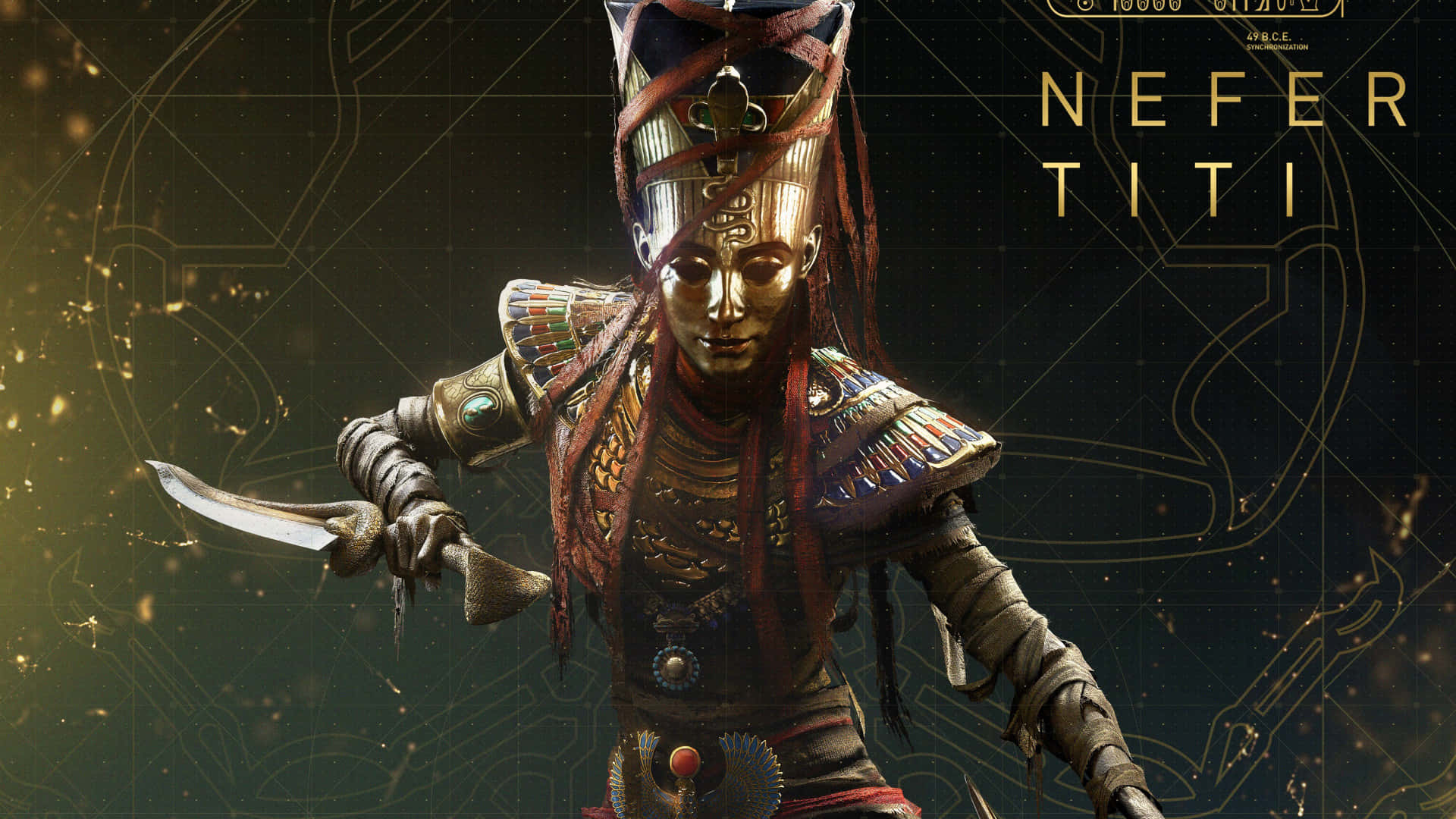 Neferneferuaten Nefertiti 1920x1080 Assassin's Creed Origins Background