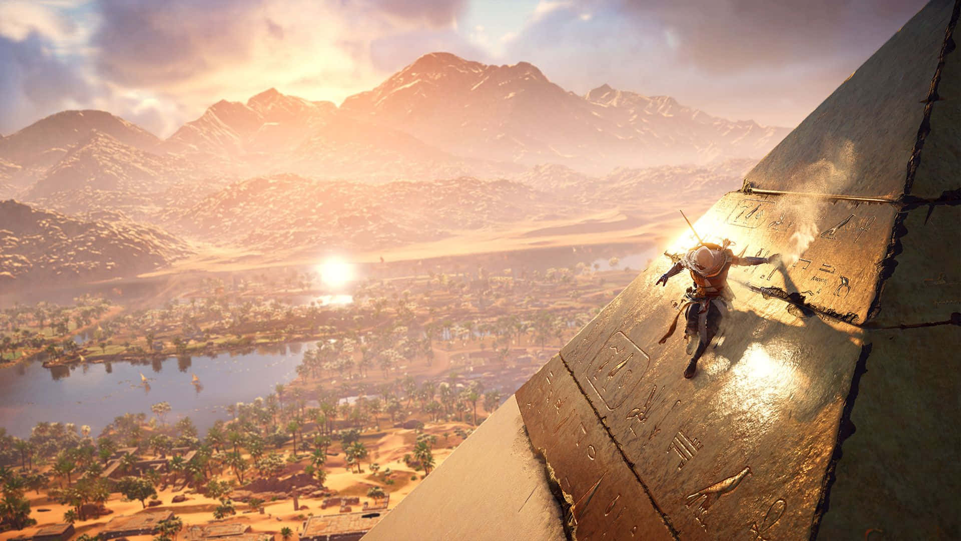 Great Pyramids 1920x1080 Assassin's Creed Origins Background