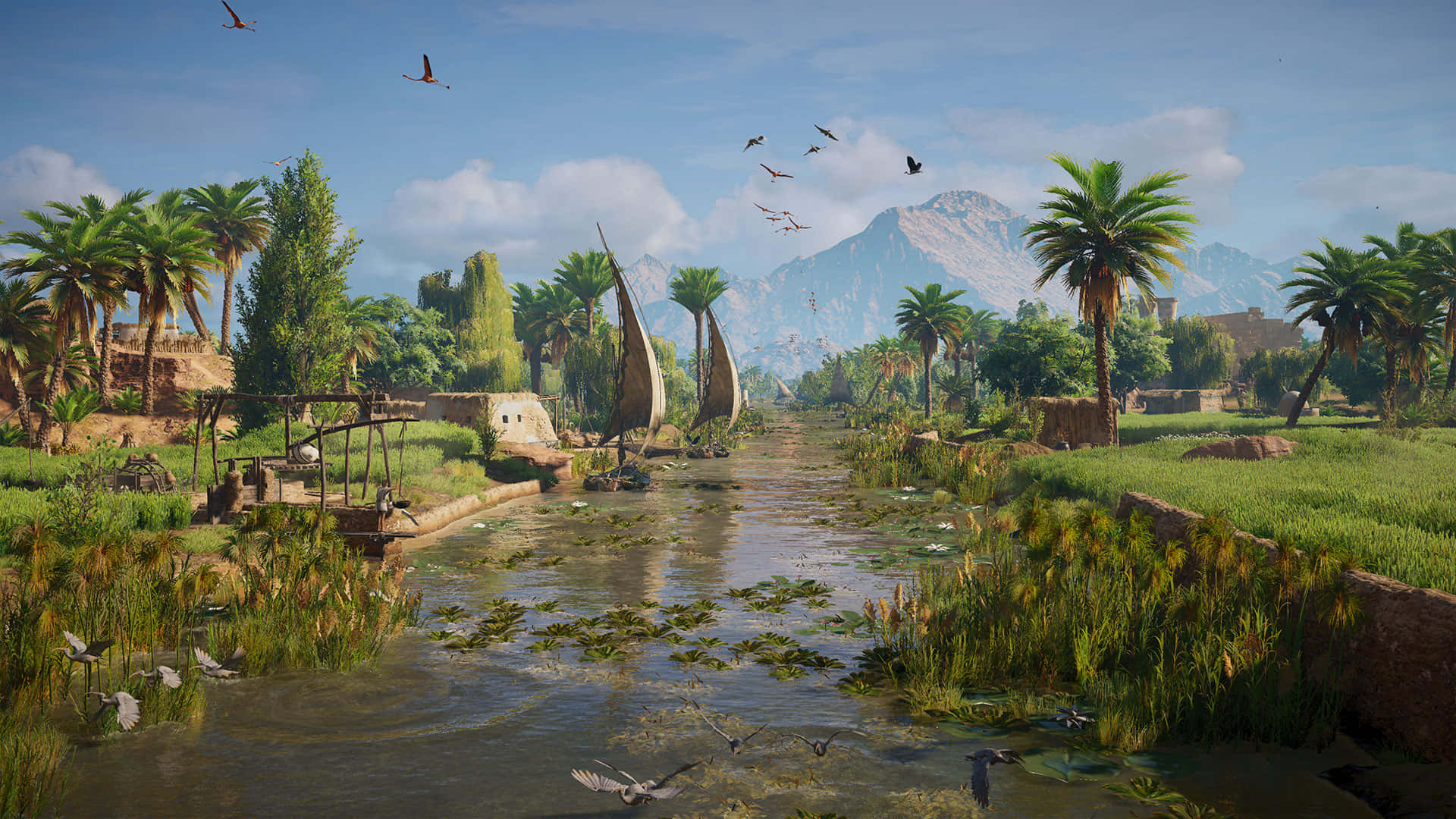Ancient Egypt Landscape 1920x1080 Assassin's Creed Origins Background