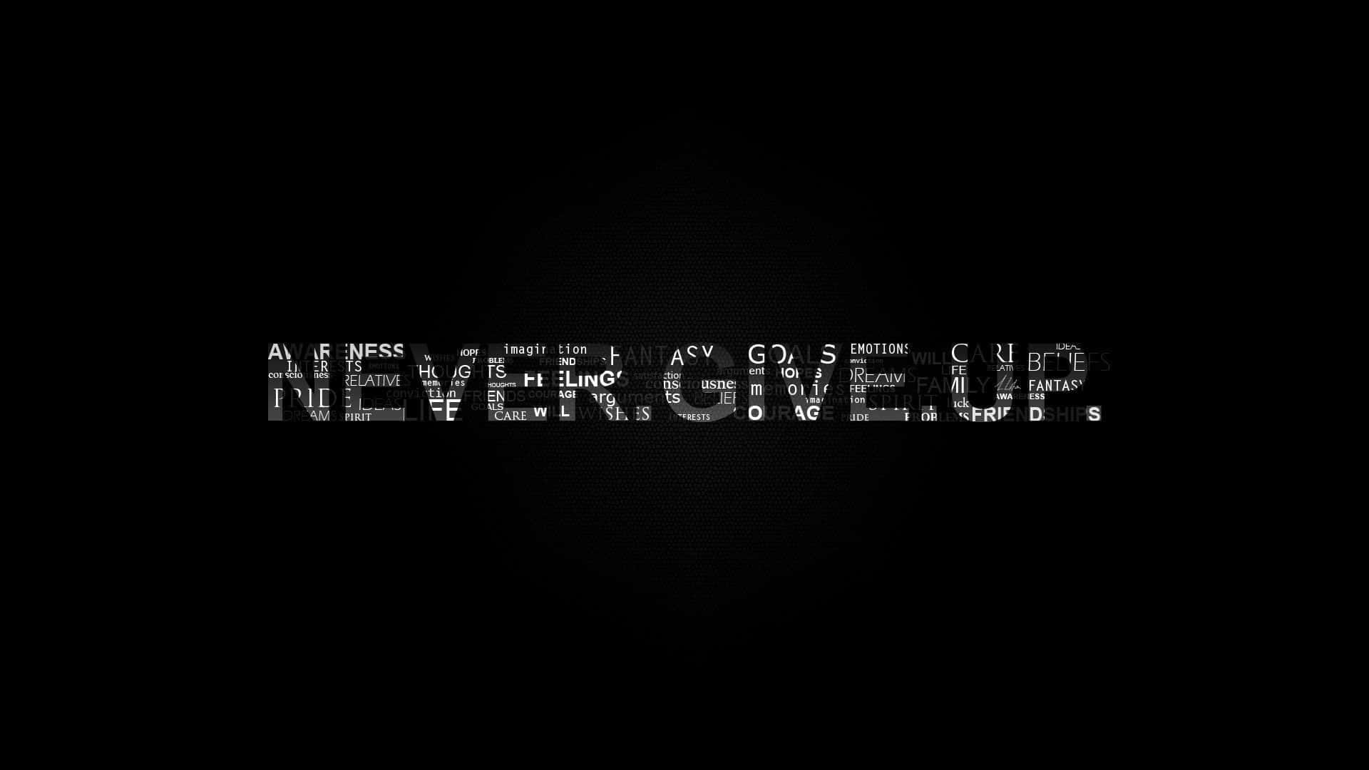 1920x1080 Black Never Give Up Quote Wallpaper