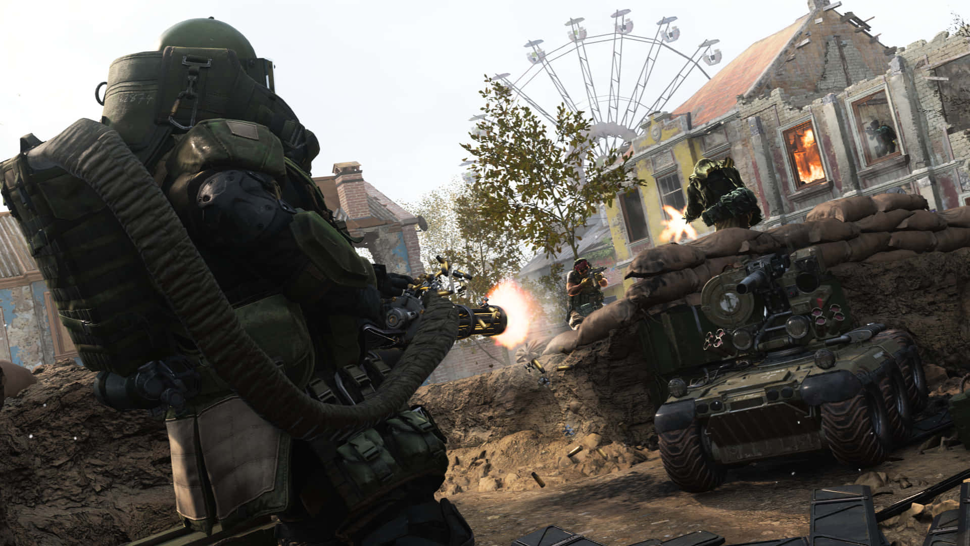 Försvaradin Territorium Med Call Of Duty: Modern Warfare.