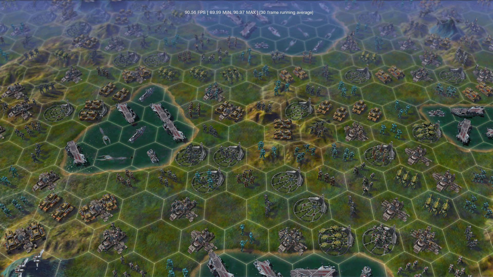 Green Hexagon 1920x1080 Civilization Beyond Earth Background