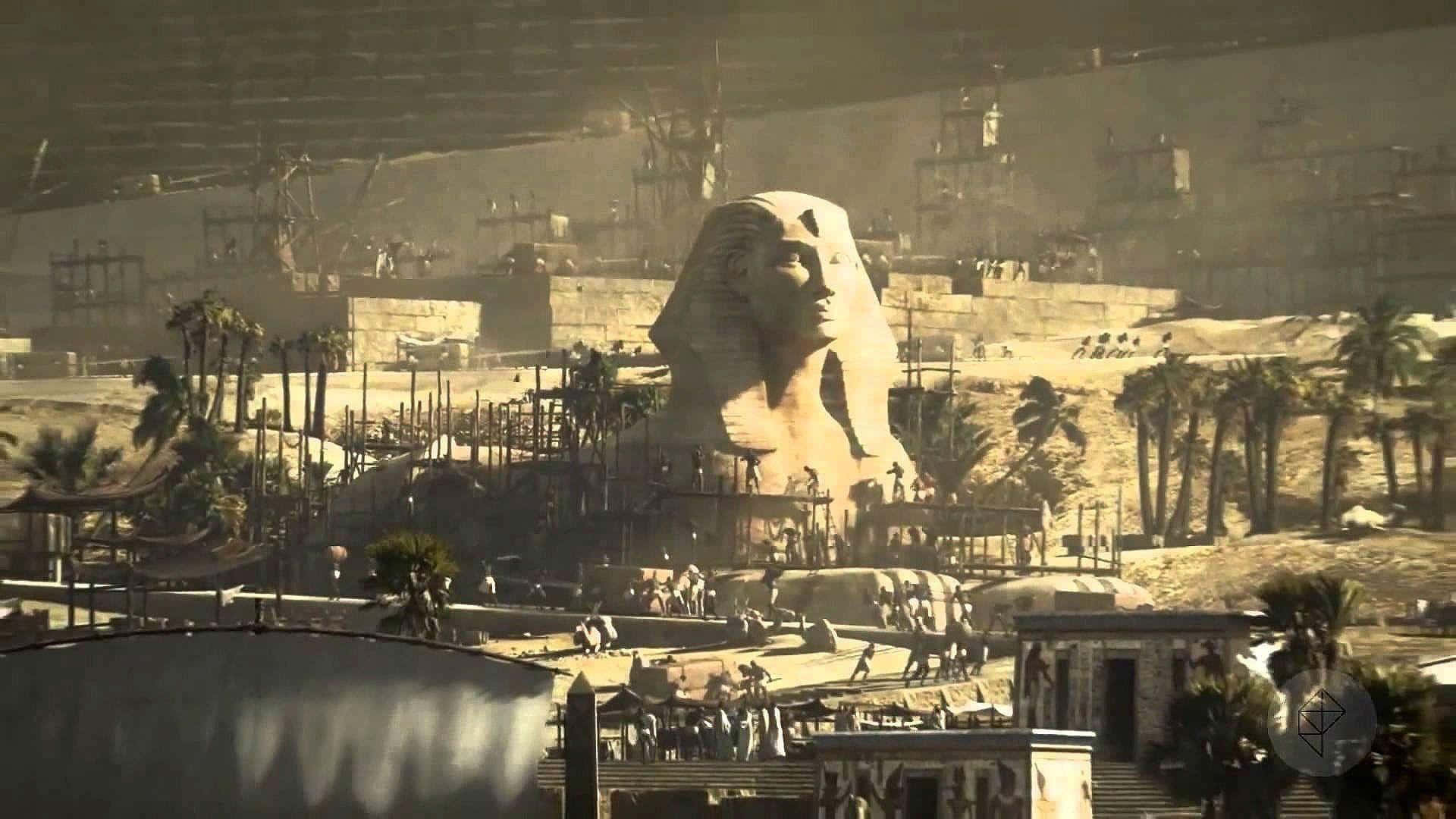 Fondode Pantalla De La Civilización Egipcia Más Allá De La Tierra, Con Una Resolución De 1920x1080.