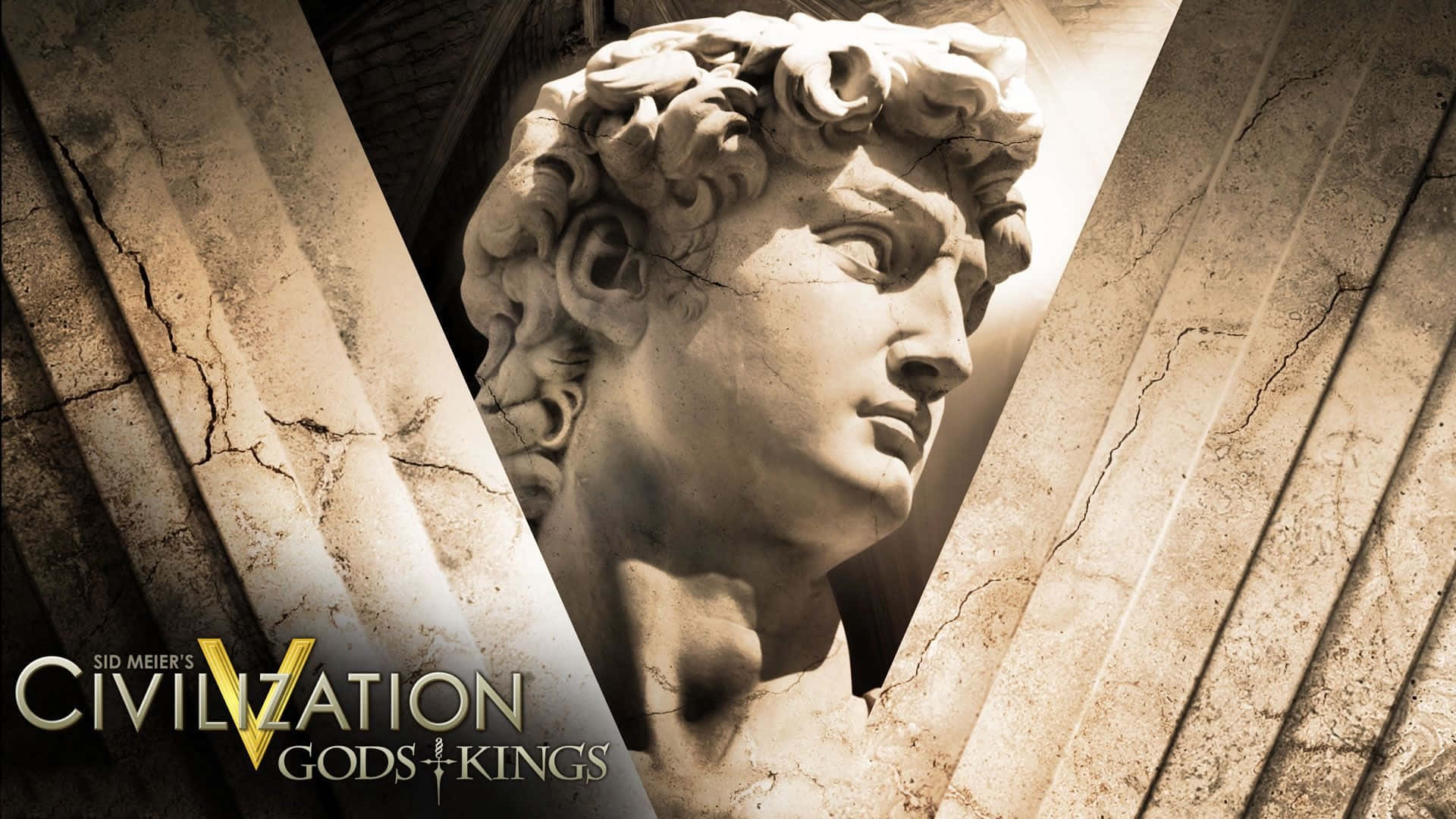 1920x1080 Civilization V Background King David Statue Background
