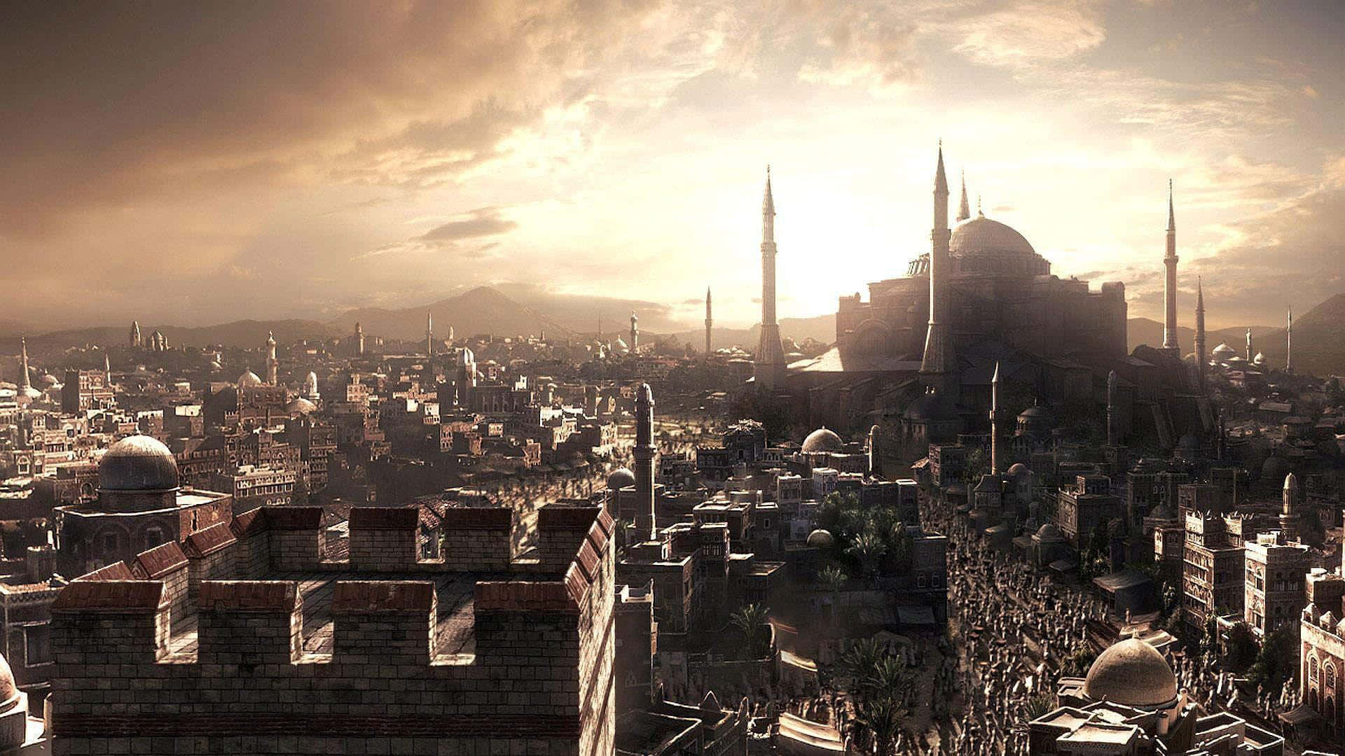 1920x1080 Civilization V Background Constantinople Background