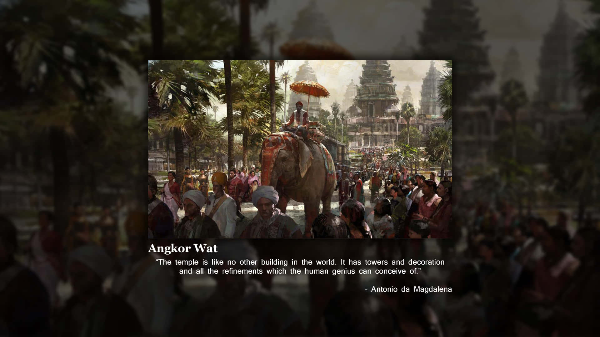 1920x1080 Civilization V Background Angkor Wat Background