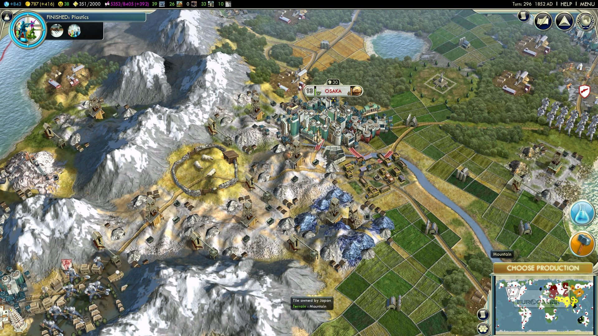 1920x1080 Civilization V Background Gameplay Screenshot Background